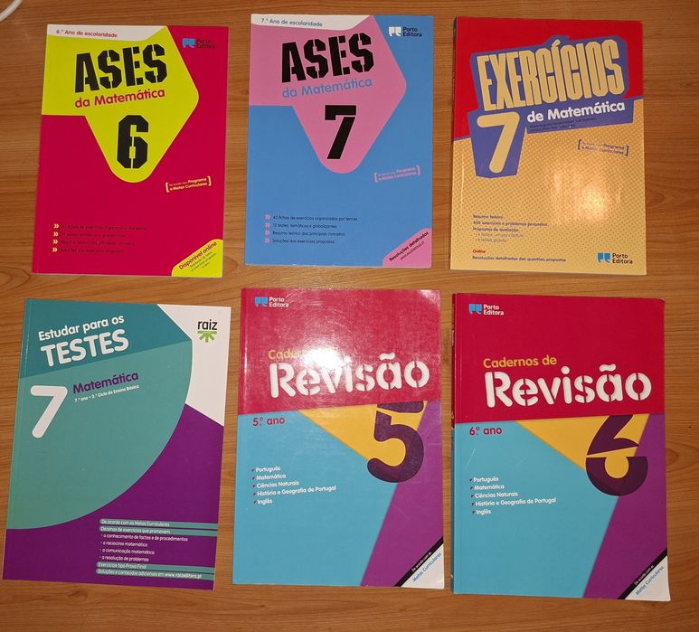 Livros de apoio ao estudo- 4 ao 8 ano