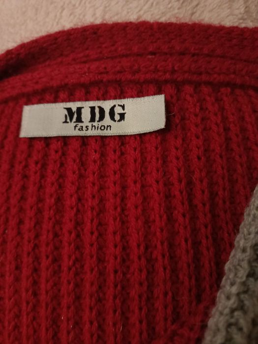 Kardigan MDG r.L damski pasy