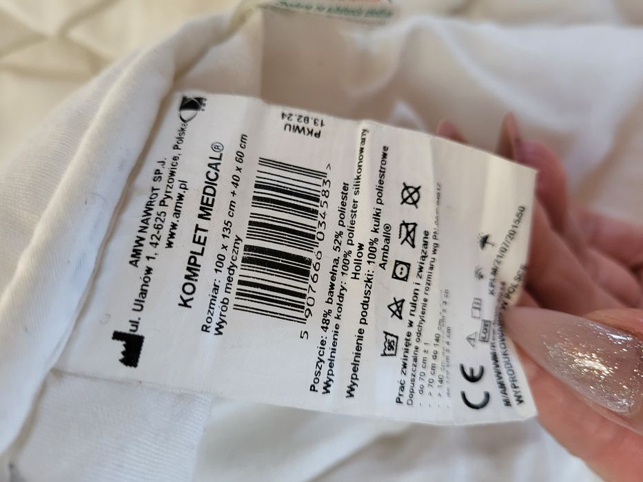 Zestaw dla niemowlaka kołdra pościel kocyk