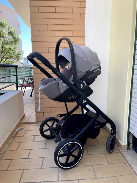 Cybex Balios S — base + ovo + cadeira de passeio