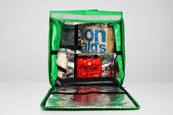 Mochila Cúbica Extensível Uber eats novo||bolt||glovo originais