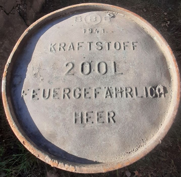 Бочка паливна 200 літрів, вермахт.