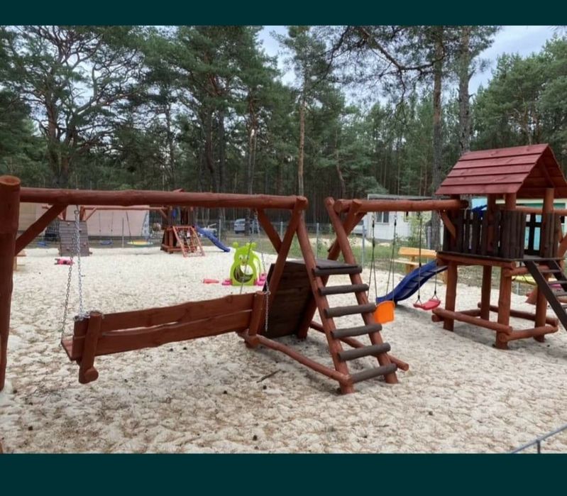 Domki letniskowe 4 osobowe  w lesie nad jeziorem Borek