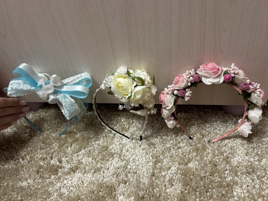 Святкові обручі та заколки для дічинки