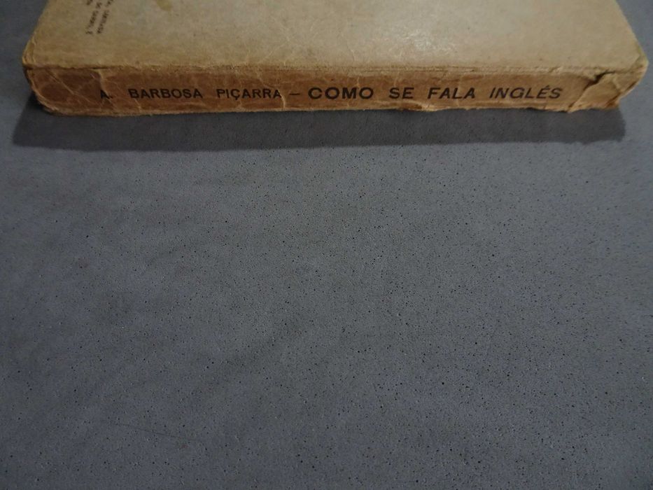 Livro - Como se fala inglês - A. Barbosa Piçarra