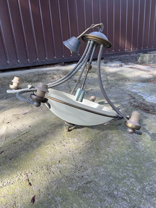 Lampa stojąca plus żyrandol