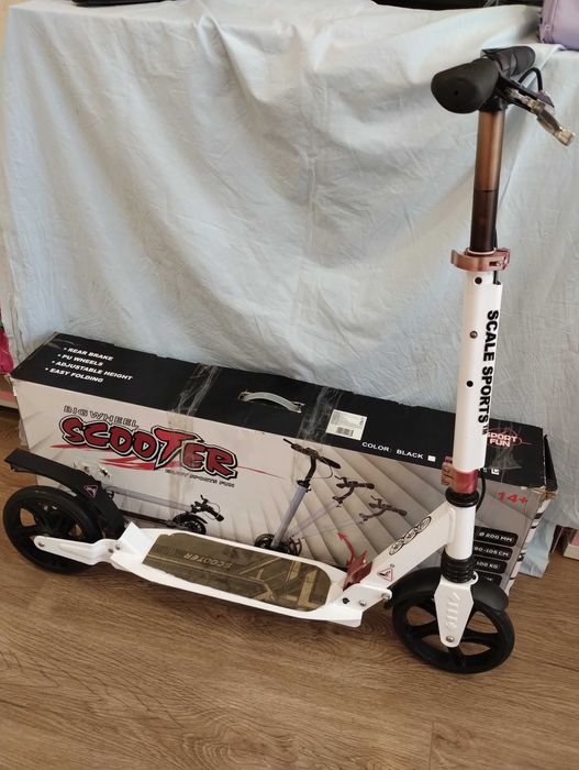 Фирменный самокат Scale Sports / дисковый тормоз / до 100 кг