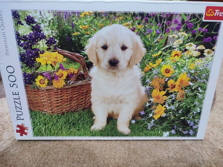 Пазлы Trefl 500 шт.Щенок лабрадора + подарок