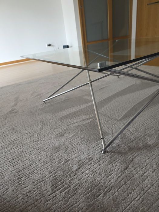 Mesa de centro em vidro temperado