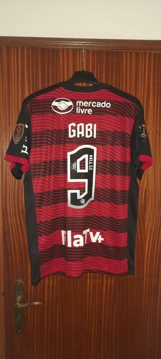 Camisola de Futebol - Flamengo - Gabriel Barbosa #9 Final Libertadores