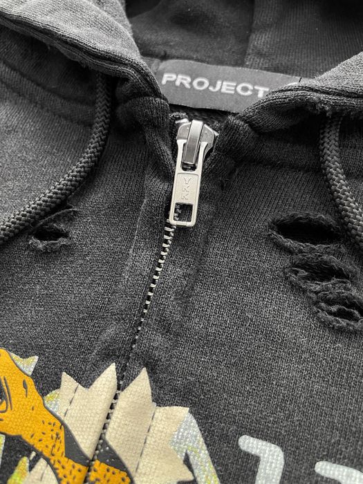 Зіп худі Project G/R Bluesnake темно сірого / чорного кольору