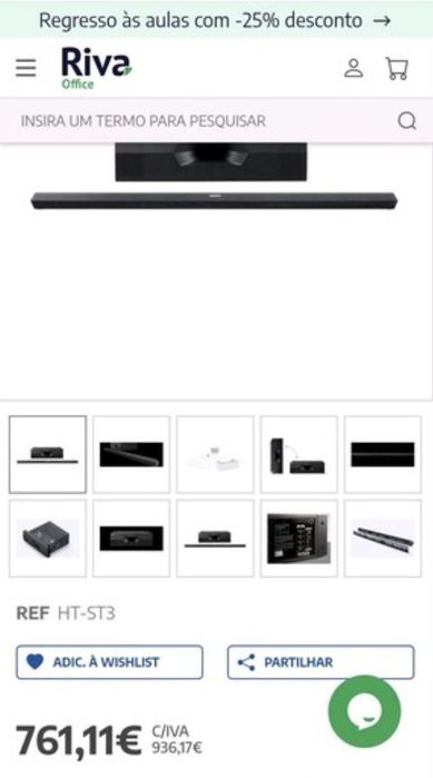 Sound Bar Sony HT-ST3