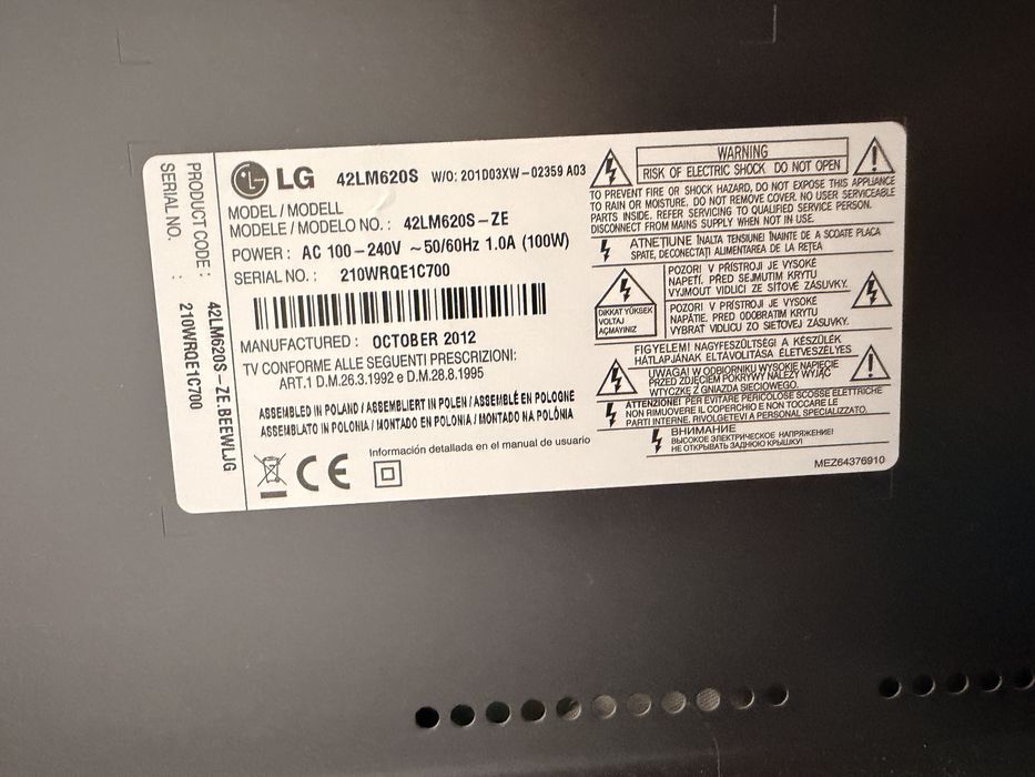 Telewizor LG 42.