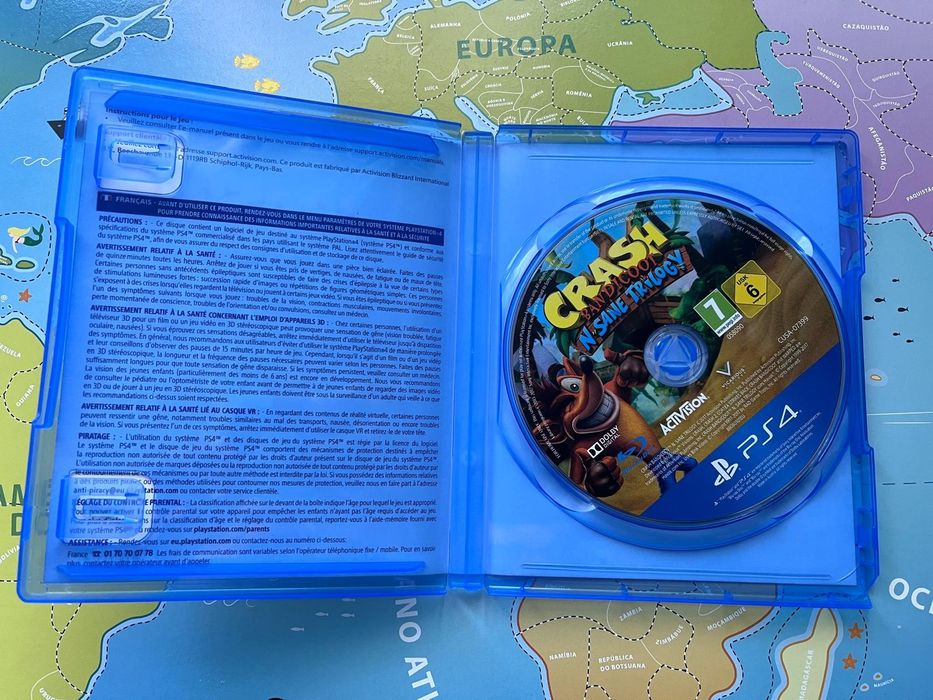 Jogo Crash Bandicoot Trilogy Ps4