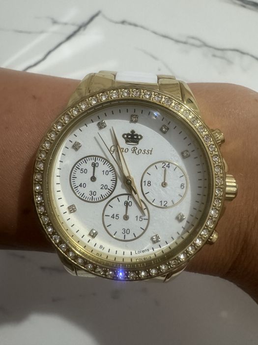 Dwukolorowy zegarek G.Rossi