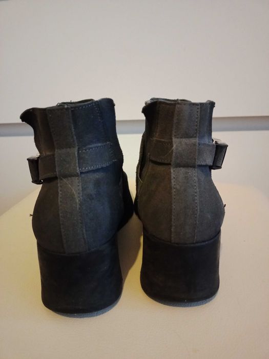 Buty botki zamszowe damskie 37/24