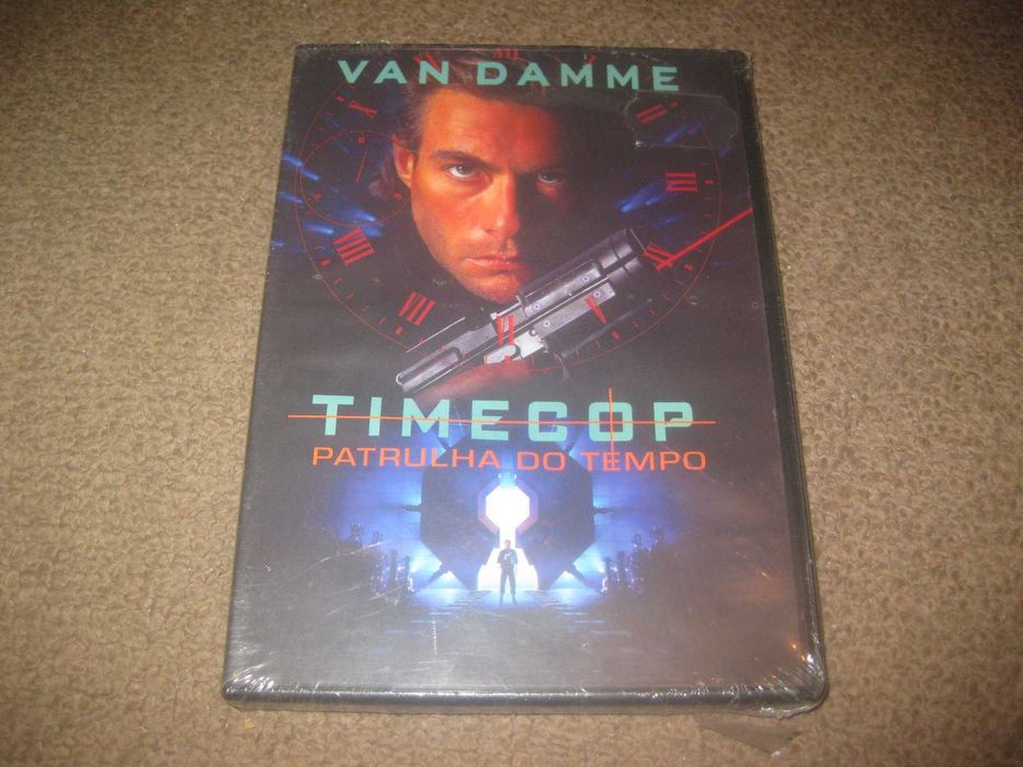 DVD "Timecop: Patrulha do Tempo" com Jean-Claude Van Damme/Selado!