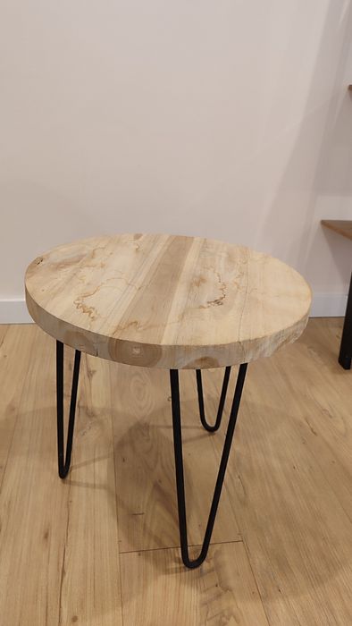 Stolik kawowy  loft+drewno