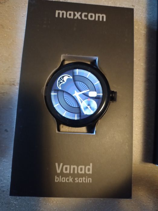 Smartwatch Maxcom FW48 Vanad nowy. Pasek gumowy gratis