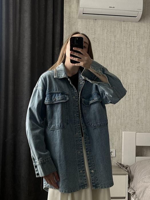 Джинсова куртка Solmar блакитна, стан нової, One size