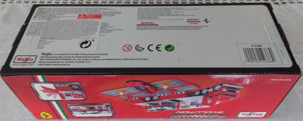 Maisto - Transportador Ferrari - Racing Hauler + 2 Ferrari FXX K Evo