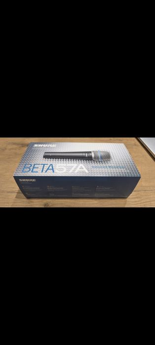 Mikrofon Shure beta 57a użyty przez 30 min
