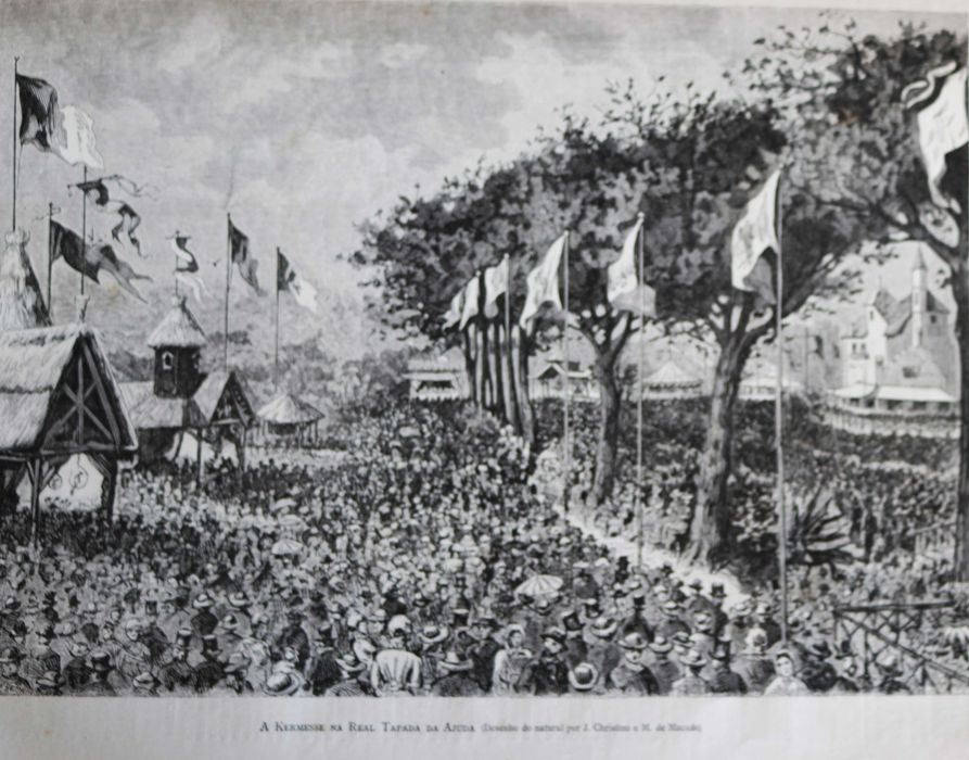 Rainha D. Maria Pia, Quermesse da Ajuda, Incêndio da Graça OCCIDENTE 1884