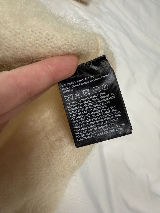 светр H&M premium мохер вовна