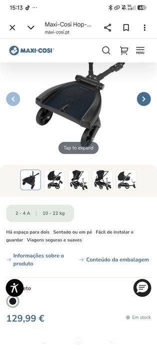 Maxicozi HupOn bord Novo
