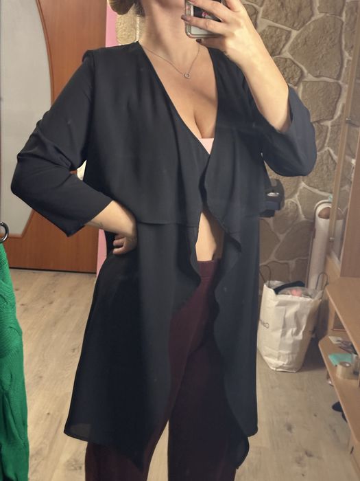 Ciemna narzuta H&M | 40 L | wada niewidoczna podczas noszenia