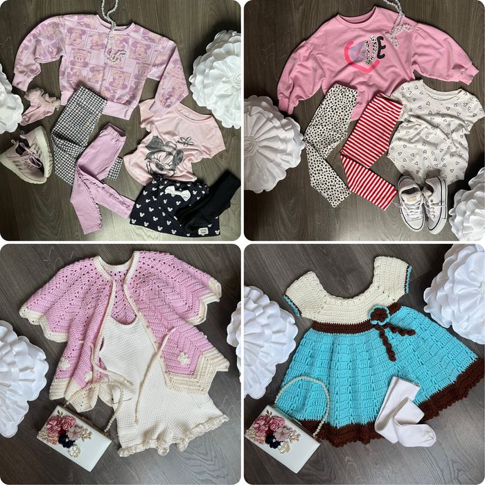 Комплекти одягу р. 104 см/4 р світшот Disney сукня тепла Zara лосини