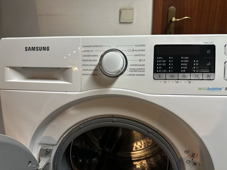 Maquina de lavar a Roupa Samsung Eco Bubble 8KG como nova