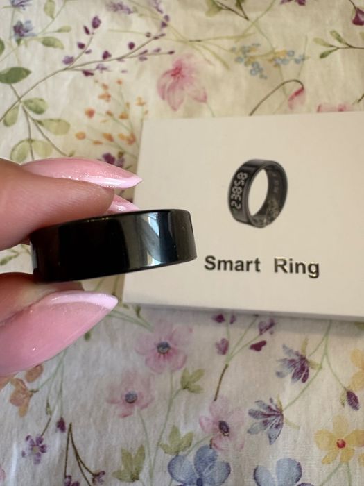 Smart Ring INTELIGENTNY pierścień z wyświetlaczem LED 5ATM Czarny r 10 / 23