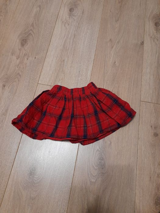 Spódniczka świąteczna w kratkę, 5.10.15, rozmiar 62/68