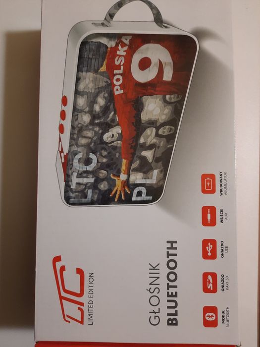 Głośnik przenośny bezprzewodowy  bluetooth LTC, USB/SD/AUX, akumulator 1800mAh Lewandowski