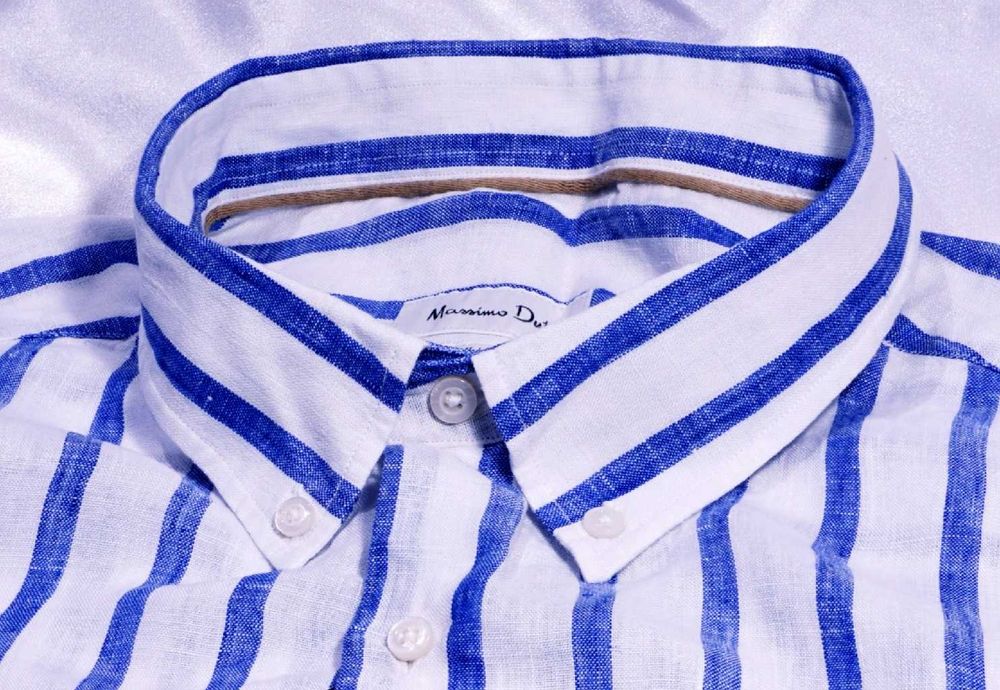 Massimo Dutti lniana koszula S sycylijski dandy żigolo samiec alfa th