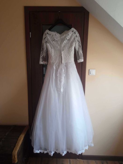 Suknia ślubna długa biała