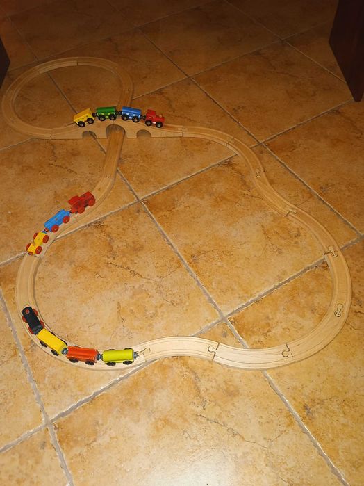 Brinquedo linha de comboio