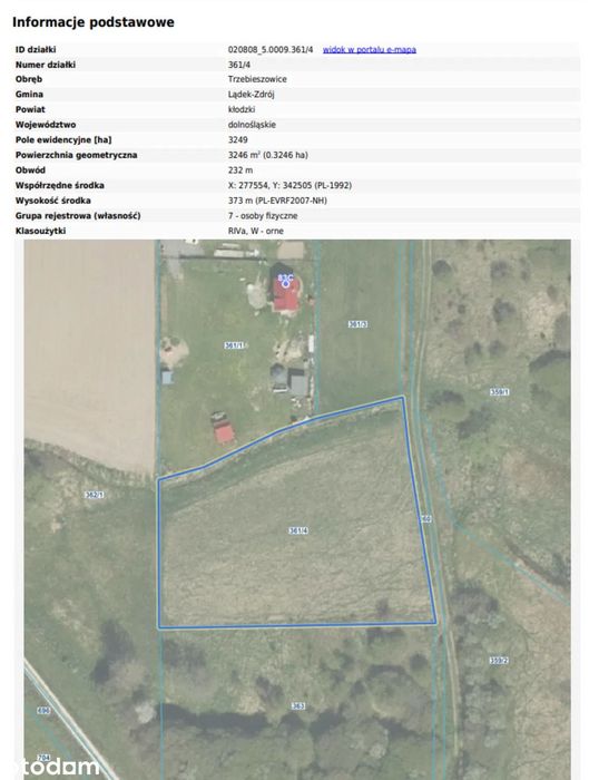 Działka budowlano-usługowa 53-MN/U Trzebieszowice - Widok 3
