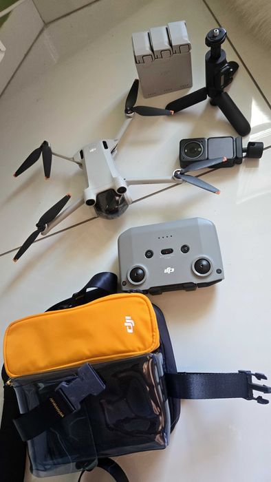 DJI Mini 3 Pro Fly More + DJI Action 2 Power Combo + 3 baterie + akcesoria