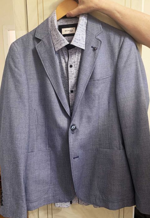 Летний пиджак на подростка 170 рост (выпускной, школа)