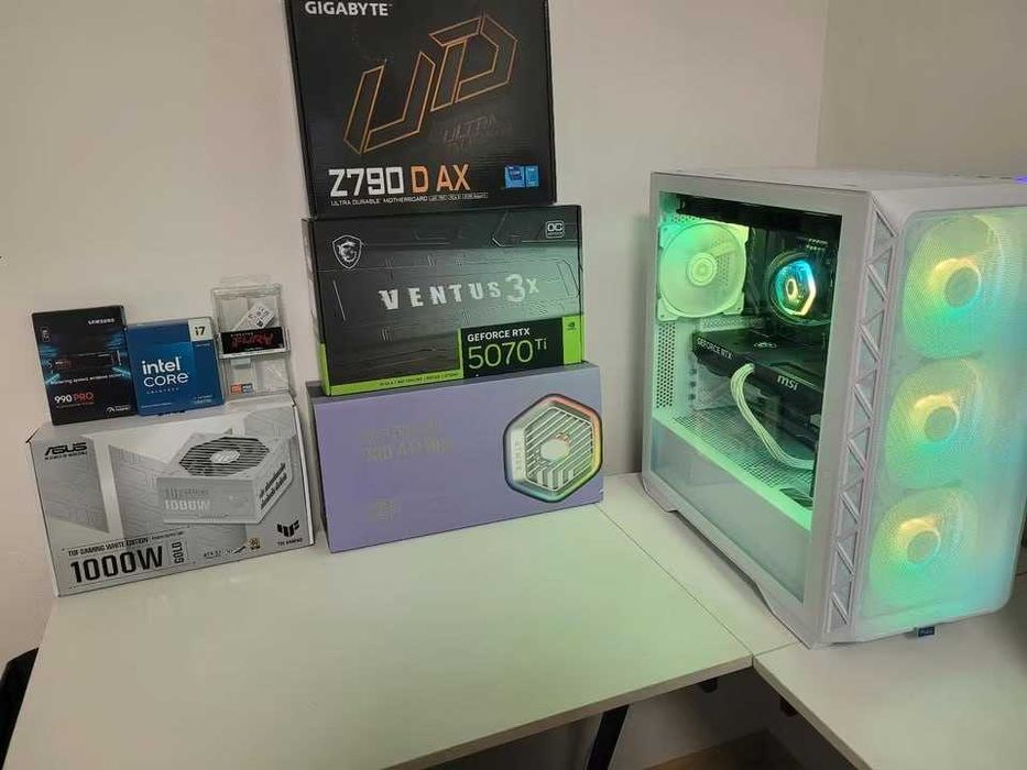Komputer gamingowy RTX 5070 Ti 16GB | i7-14700KF | 32GB RAM | 2TB SSD