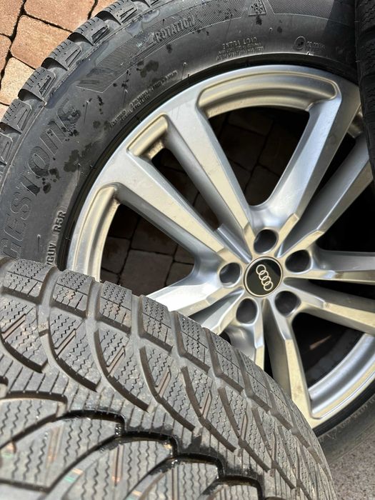 Oryginalne koła zimowe Audi Q7 SQ7 Bridgestone 255/50/R20 AO