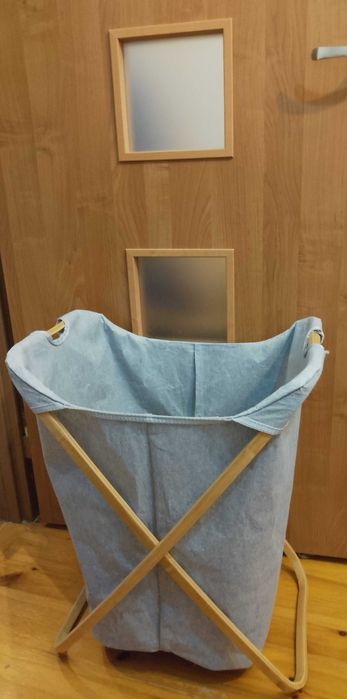 Kosz na pranie szary