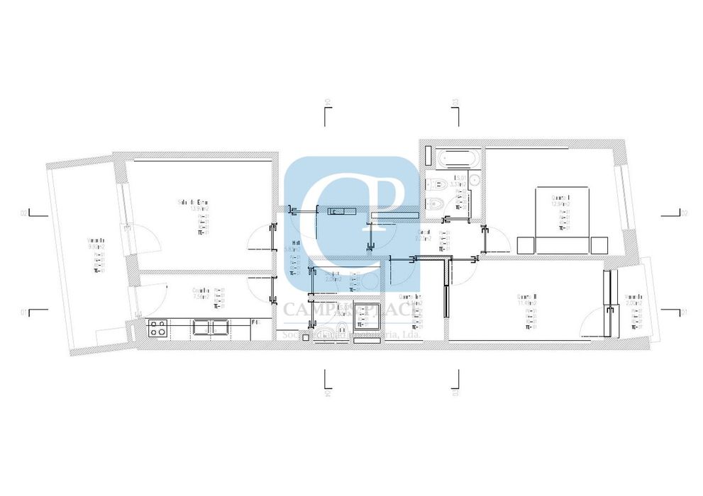 Apartamento T2+1 em Santo Ildefonso, Porto
