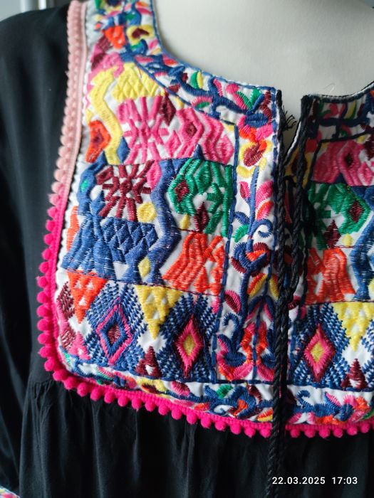 Bluzka z haftem Boho