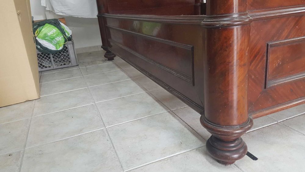 cama do princípio do século 20