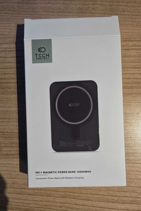 Tech-Protect PB11, Powerbank z ładowaniem indukcyjnym 10000 mAh 15W
