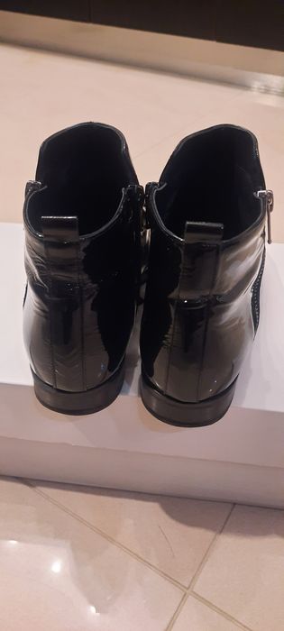 Botki włoskie skórzane