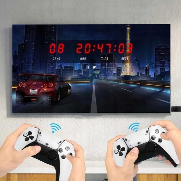 KONSOLA do gier RETRO TV Gra telewizyjna HDMI 2 pady 20000 gier